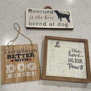 Dog-Themed Wall Decor Set